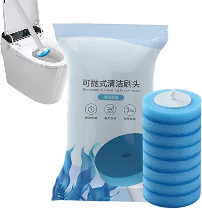 Toilet Cleaner Brush - Toilet Bowl Scrub Brush, Silicone Toilet Brush with Holder | Flexible Bristles Deep Cleaning Quick Drying, Anti-drip Design Long Handle, Space-Saving Bathroom essantial
