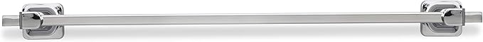 Croydex Flexi-Fix Easy to Fit Shoreditch Towel Rail with Zinc Alloy Construction, Chrome