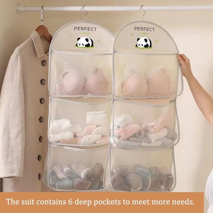 Multi Purpose Multi Layer Mesh Storage Hanging Bag