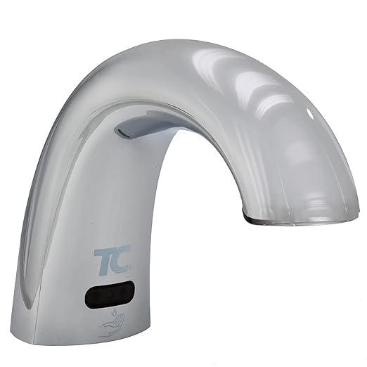 Rubbermaid Commercial Products OneShot Automatic Counter Deck Mount Touchless Foam Hand Soap Dispenser, Low Profile, for Restrooms in Restaurants/Hotels/Schools/Airports/Offices