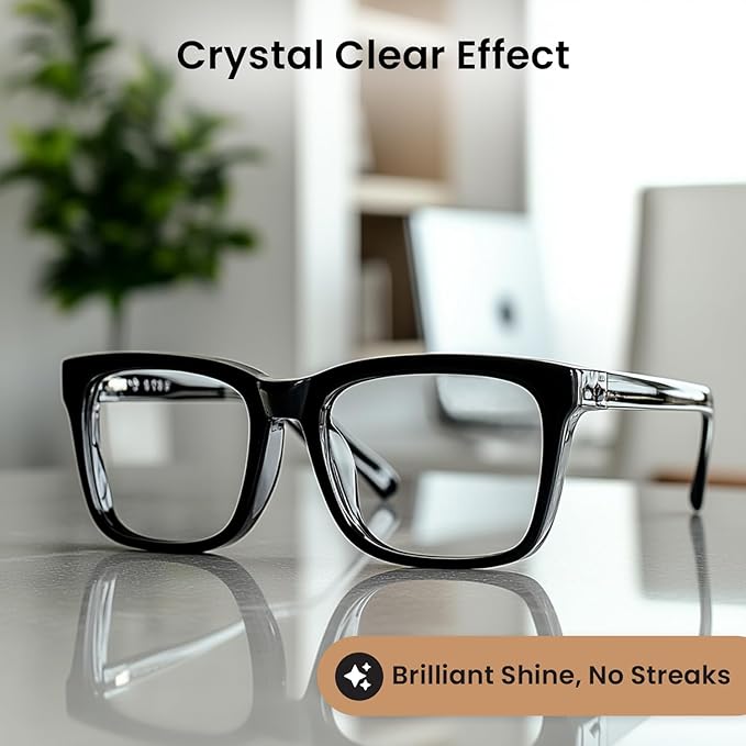 EVEO Eyeglass Cleaner Spray - No Streaks Technology with Microfiber Cleaning Cloth- Glasses Cleaning Kit