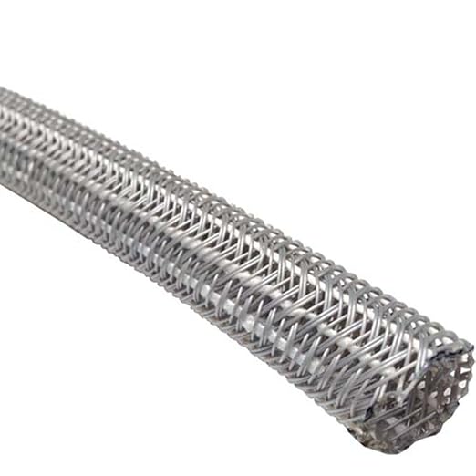 Electriduct 1.25" Hook Self Closing Sleeve Braid Wrap Around Sleeving Flame Retardant Flexible Mesh Cord Cover Cable Protector Wire Organizer - 10 Feet - Gray