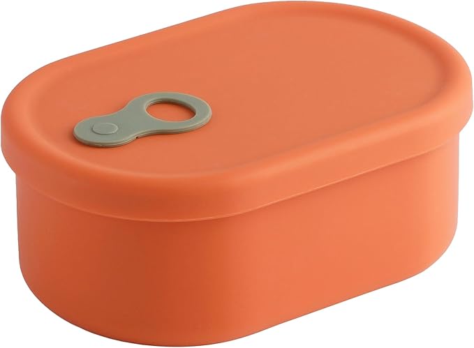 Premium Korean-Made Silicone Airtight Food Container with Steam Vent – BPA Free, Leakproof, Microwave & Freezer Safe Meal Prep. & Leftovers Storage