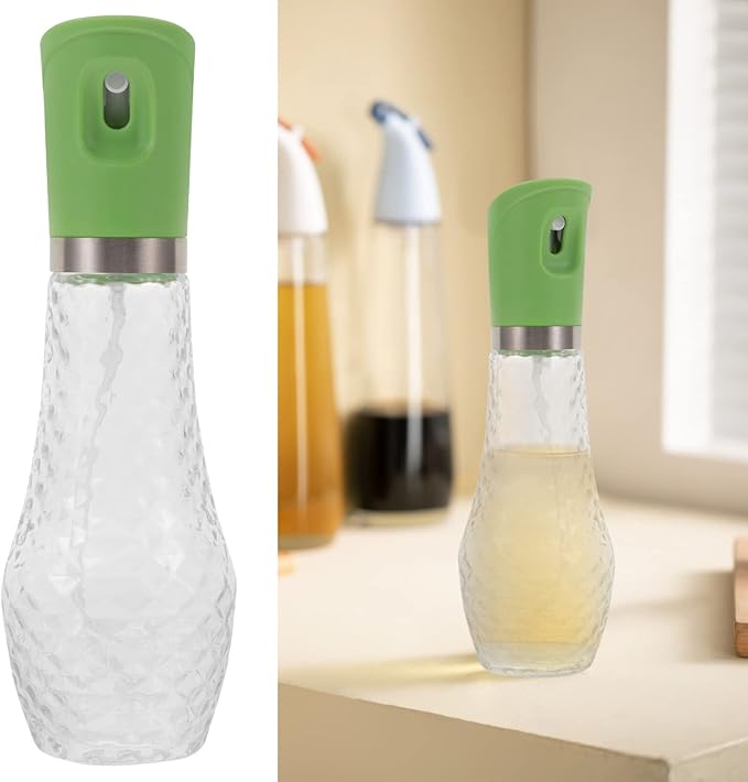 CALLARON Oil Sprayer Sauce Bottle 260ml Press Type Oil Dispenser Kitchen Mister for Cooking