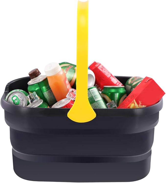 Yocada Collapsible Plastic Bucket Mop Bucket 10L (2.6Gallon) Cleaning Washing Basket for Sponge&Flat&Cotton Mop Cleaning Washing
