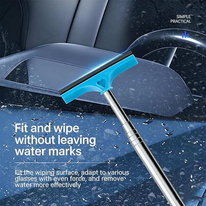 5 PCS Side Mirror Squeegee, Car Mirror Squeegee, Retractable Car Rearview Mirror Wiper, Portable Car Cleaning Tool for Rainy Foggy Weather (Black/Pink/Green/Orange/Blue)