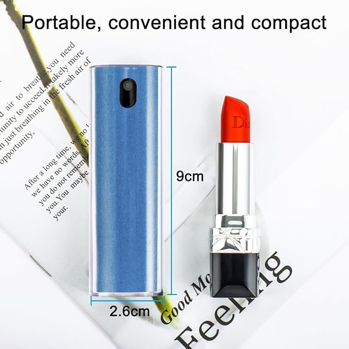 Screen Cleaner Touchscreen Mist Spray, walrfid Cleaning Kit for Electronic Smart Phone TV, Laptop, Tablet, PC, Computer LCD Flat Screens, Eyeglasses, Compatible with iPhone iPad MacBook Pro - DarkBlue