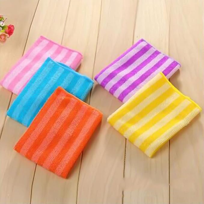 Microfiber Cleaning Cloth,5PK,11.8"x11.8",Highly Absorbent Ultra Soft Kitchen Towels,Reusable Lint-Free Streak-Free Cleaning Towels,Cleaning Rags for Car Home Kitchen Window