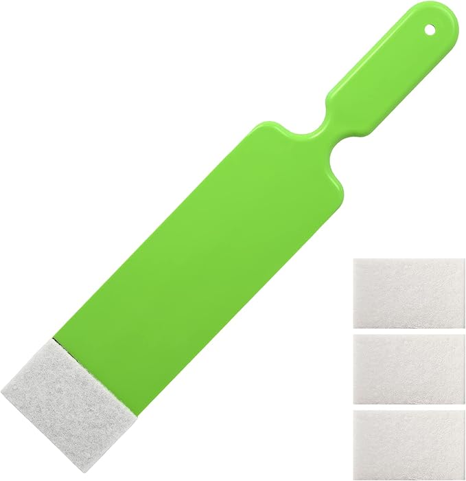 NEWISHTOOL Long Reach Auto Bulldozer Squeegee, Mini Paddle Scrubber for Window Tint Film Installing and Vehicle Windshield/Rear Window Glass Cleaning