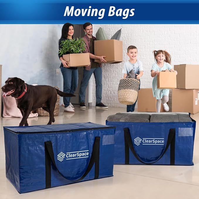Heavy Duty Moving Bags, 6 Pack