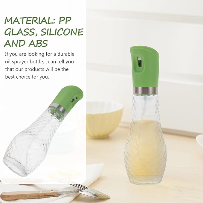 CALLARON Oil Sprayer Sauce Bottle 260ml Press Type Oil Dispenser Kitchen Mister for Cooking