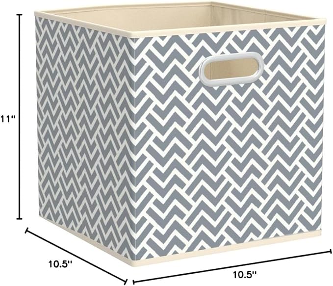 Amazon Basics Collapsible Cube Storage Organizer Bins, 24-Pack
