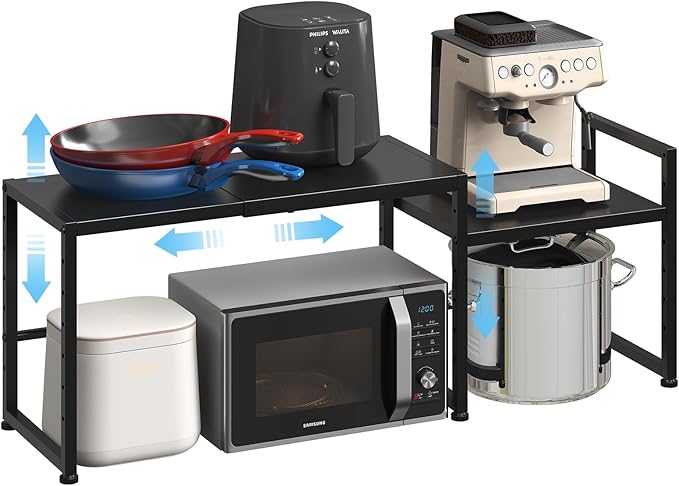 44.3 Inches Expandable Metal Storage Shelves