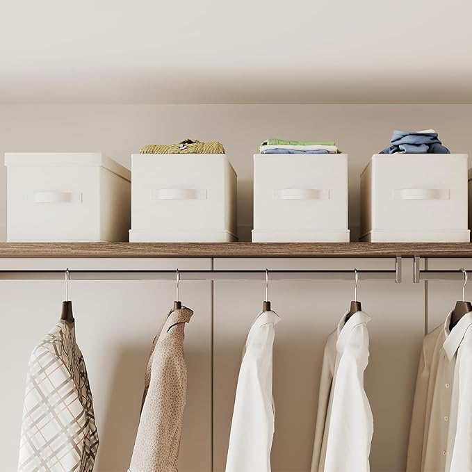 Extra large Fabric Storage Bins with Lids 22.8*15.8*15 in