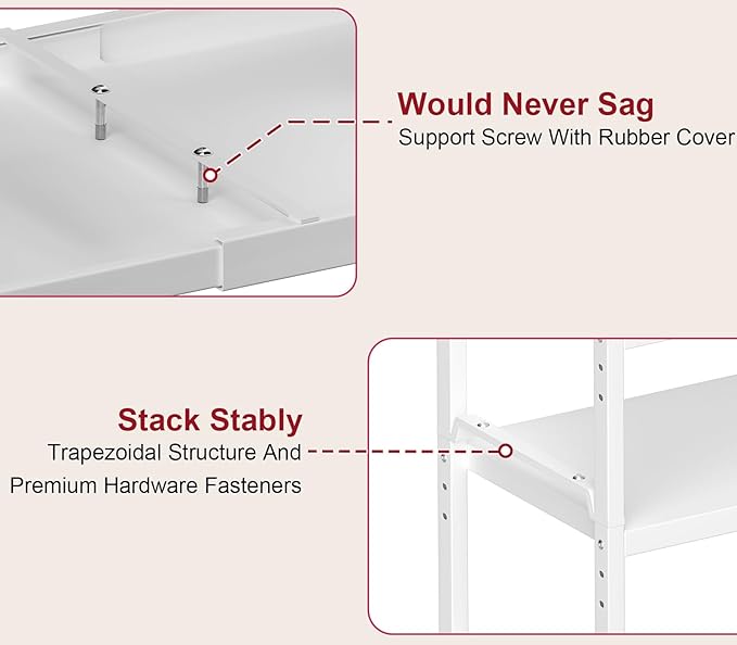 12" Wide 100LBS Loading-Bearing Heavy Duty Kitchen Storage Shelf