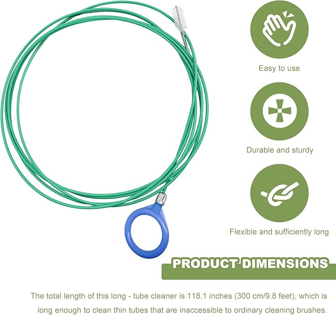 Auto Sunroof Drain Cleaning Tool, 118 Inch Flexible Car AC Line Cleaner Slim Drain Dredging Tool