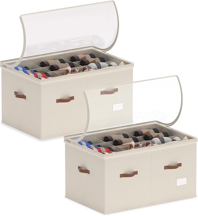 Shoe Organizer for Closet, Fit 12-24 Pairs
