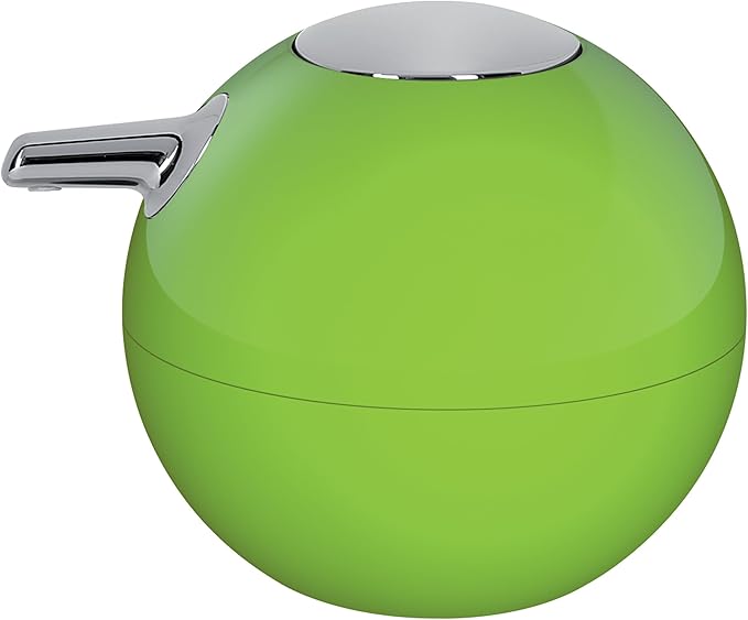 Spirella Polystyrene Bowl Shiny Soap Dispenser, Kiwi