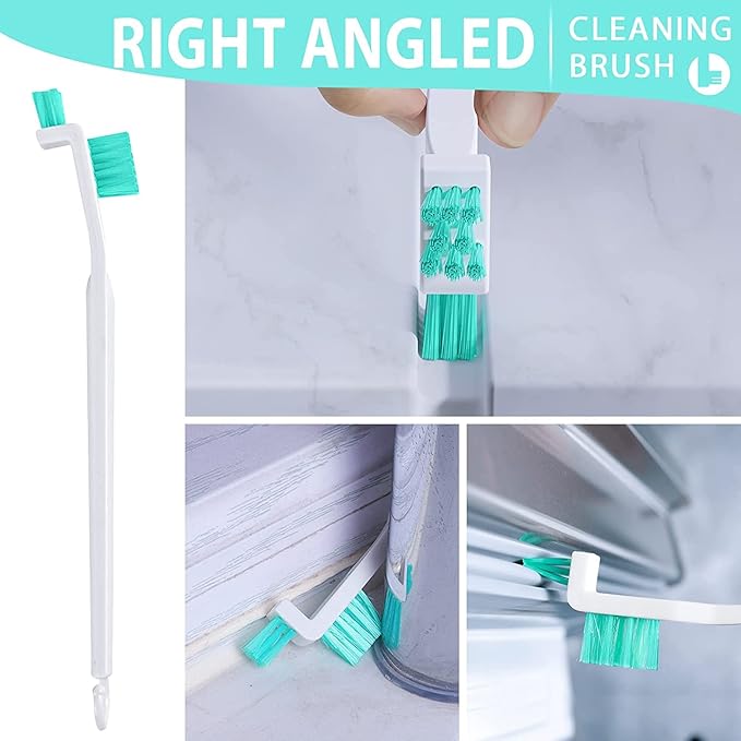 Lumkew Small Cleaning Brushes for Small Spaces, Tiny Household Cleaning Supplies Tools