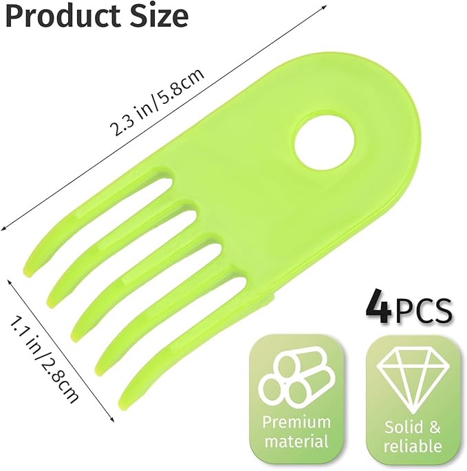 4pcs Vegetable Chopper Cleaning Tool Fork, Salad Onion Chopper Cleaning Tools Vegetable Cutter Cleaning Comb Cleaner Kitchen Tools for Fullstar Mueller Vidalia Chop Wizard Vegetable Chopper