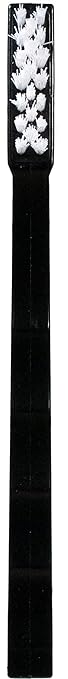 Carlisle FoodService Products Flo-Pac Maintenance Brush, Toothbrush Style Utility Scrubber for Cleaning With Nylon Bristles, 7", 1 Count, Black