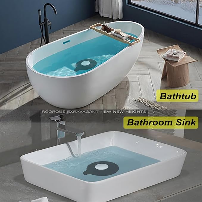 Seatery Bathroom Sink Stopper, Tub Stopper, Bathtub Drain Stopper, Bath Tub Plug, Bathtub Drain Cover, Bathtub Drain Plug, Sink Drain Cover