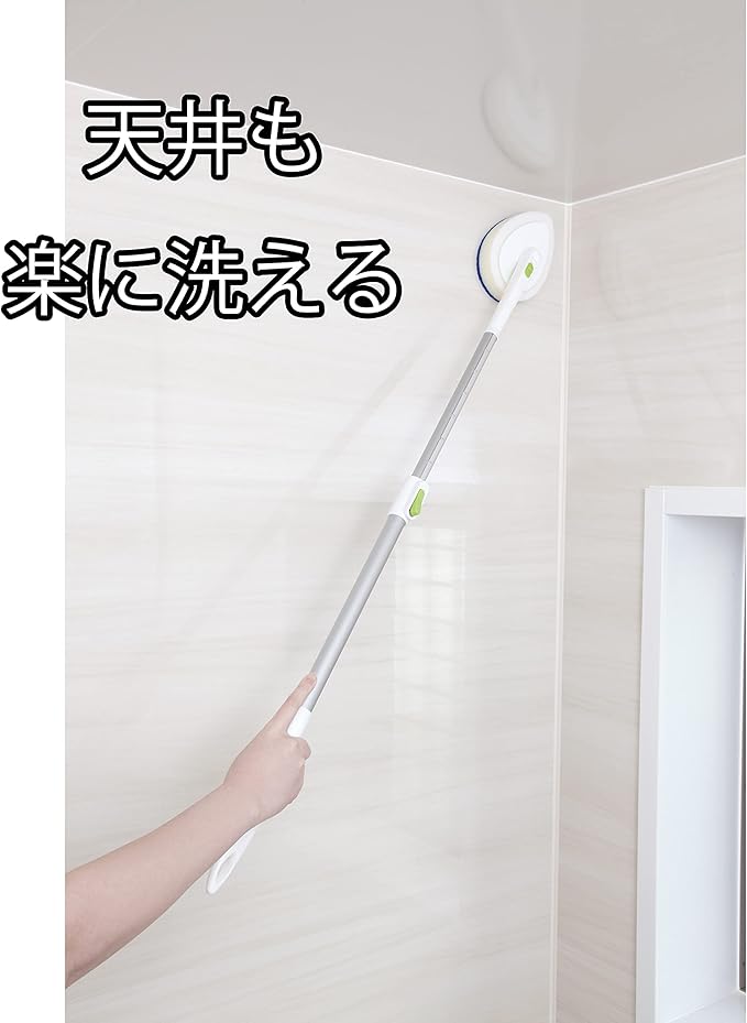 Towa Sangyo Bathroom Cleaning Brush, White, Width 4.3 x Depth 2.8 x Height 32.3 inches (11 x 7