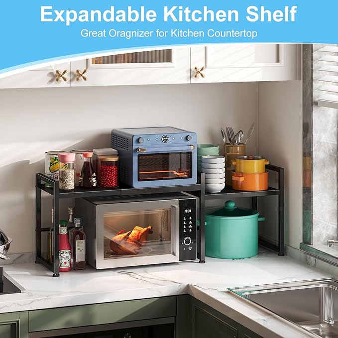 44.3 Inches Expandable Metal Storage Shelves