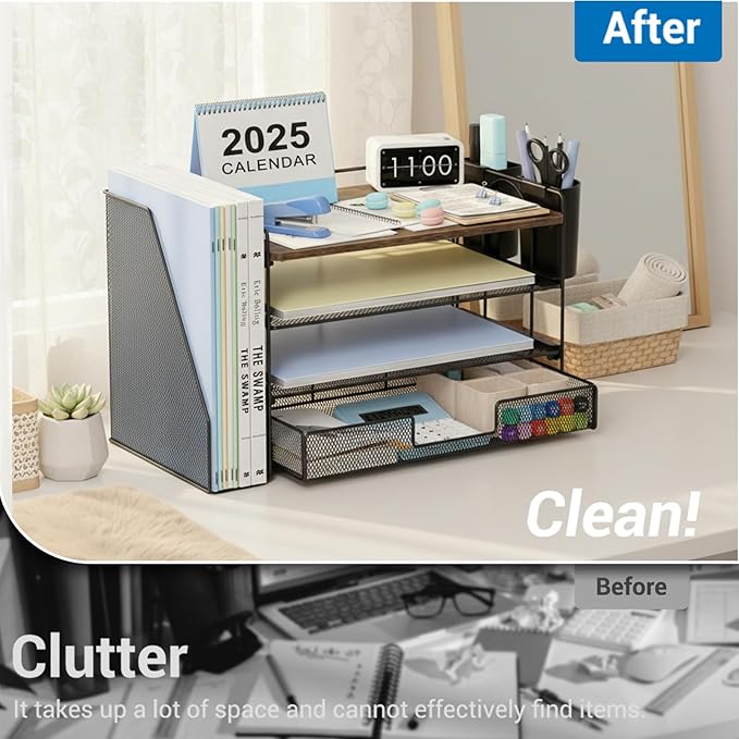 Wood Desk Organizers and Accessories