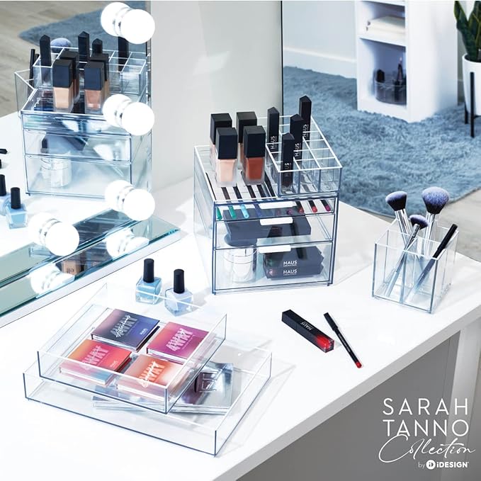 Stackable Makeup Drawer Organizer, Vanity Organizer or Desk Organizer