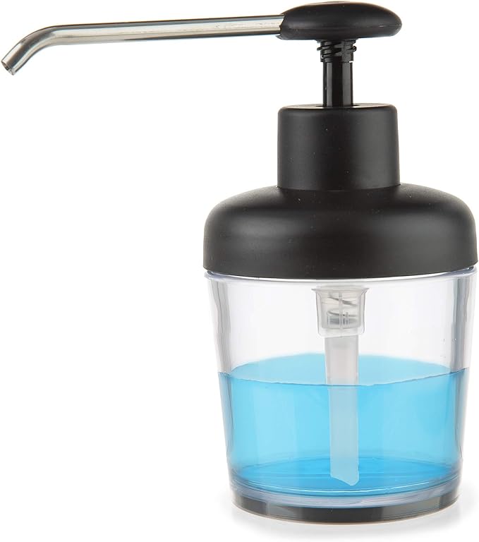 PrepWorks Soap Pump, 9 Ounce – Multicolor, Stylish and Convenient Soap Dispenser for Kitchen or Bathroom