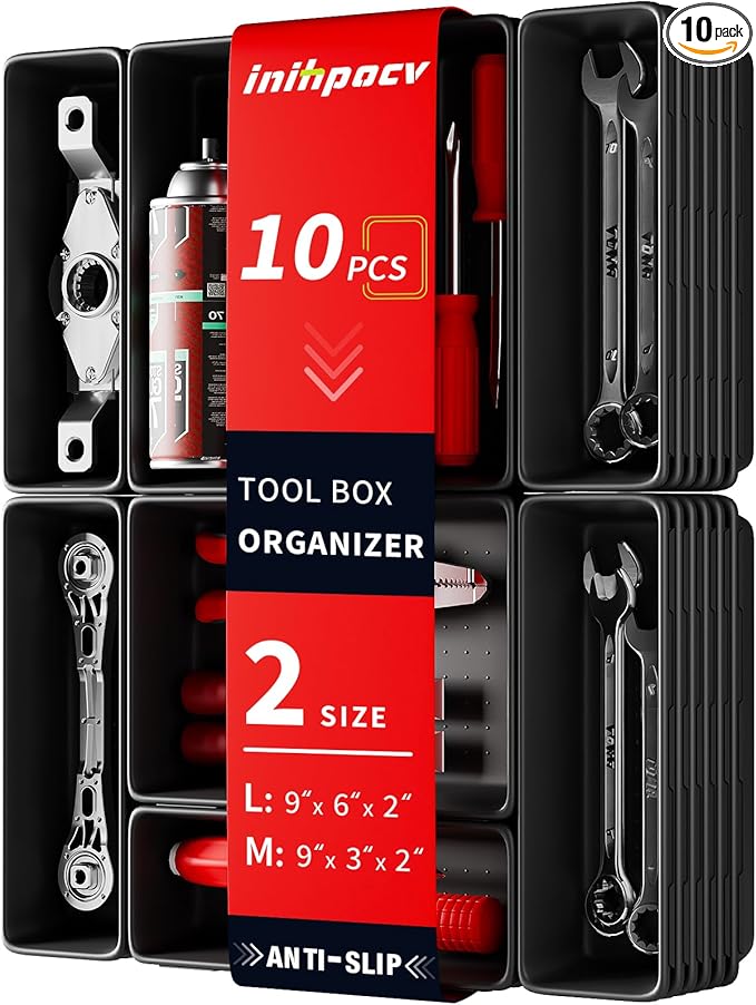 10 PCS Tool Box Drawer Organizers