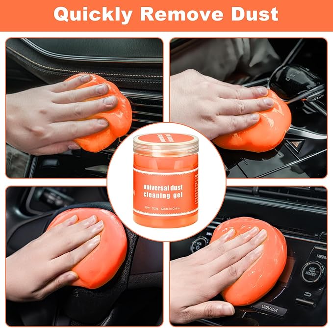 Viewsun Windshield Cleaner Tool, 15Pcs Car Interior Cleaning Kit, Detailing Kit Cleaner, Detailing Brush, Cleaning Gel, Inside Cleaning Supplies Accessories for Trucks, SUVs, RVs Window