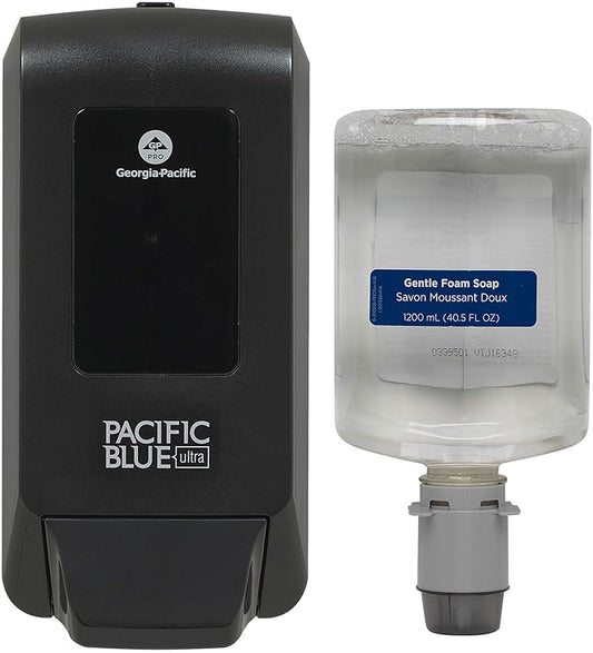 (5305714) Pacific Blue Ultra Manual Push Soap Dispenser with Gentle Foam Hand