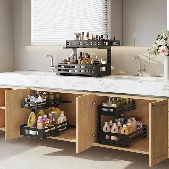 2-Pack Under Sink Organizer and Storage