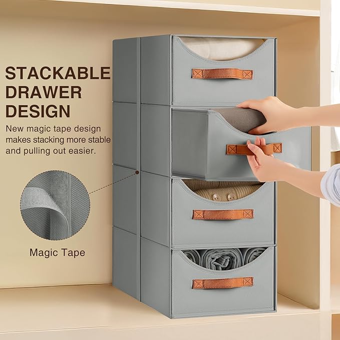 Large Closet Organizers, Closet Storage Drawers for Clothes