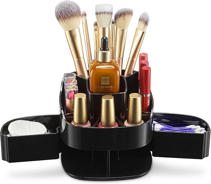 360° Rotating Makeup Organizer for Vanity