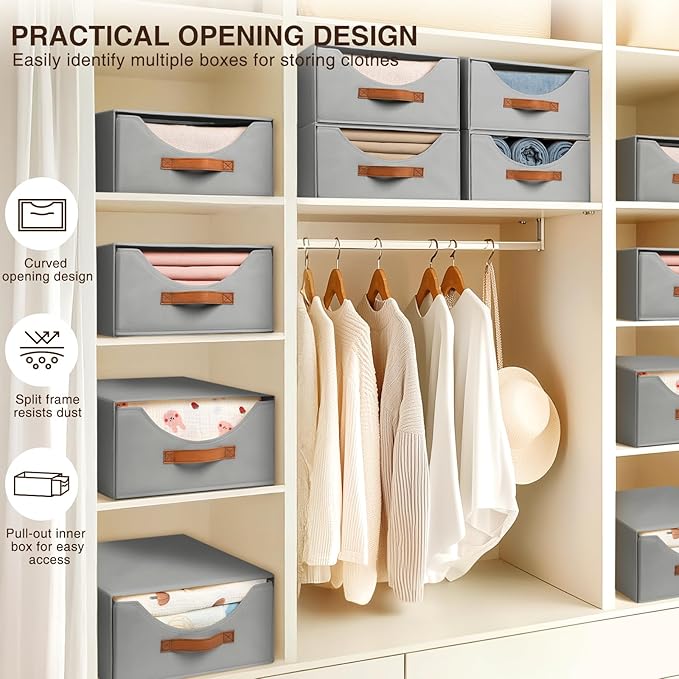 Large Closet Organizers, Closet Storage Drawers for Clothes