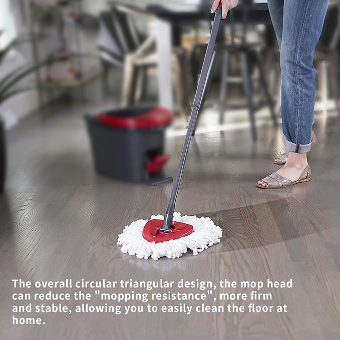 Spin Mop Replacement Base Compatible with Ocedar EasyWring 1 Tank System, Spin Mop Heads Replacements Base Compatible with O Cedar Replace Head