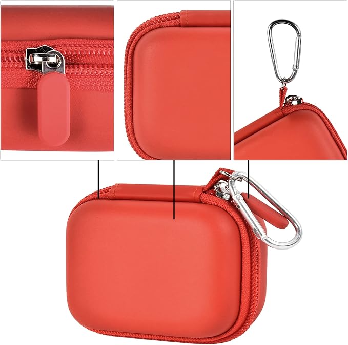 Portable Charger Power Bank Case for Swyop/for Feob/for Charmast/for JEJILL/for LanLuk/for VEGER/for iWALK/for Taegila/for Kuulaa and More Small Charging Battery Pack - Bag Only (Red)