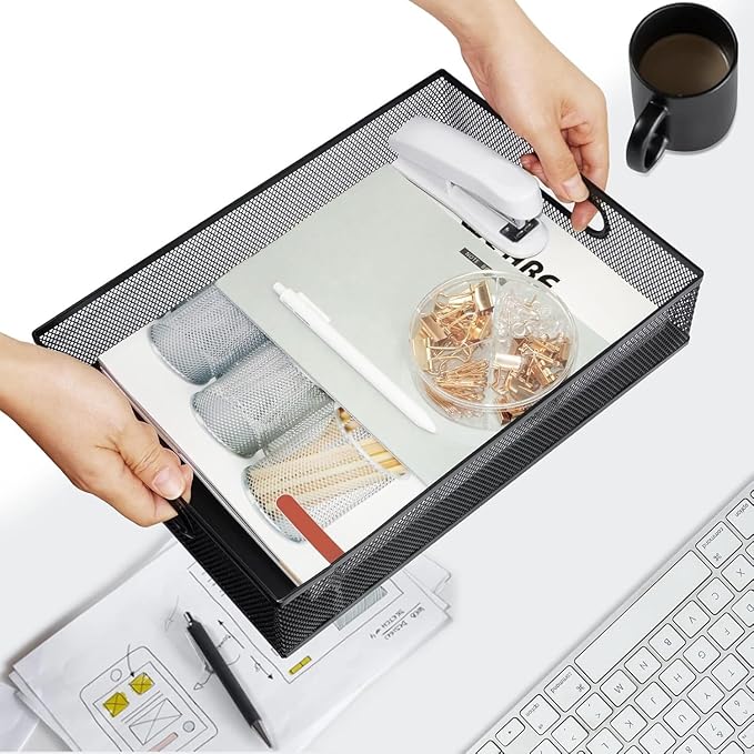 Desk Drawer Organizer with 6 Adjustable Dividers