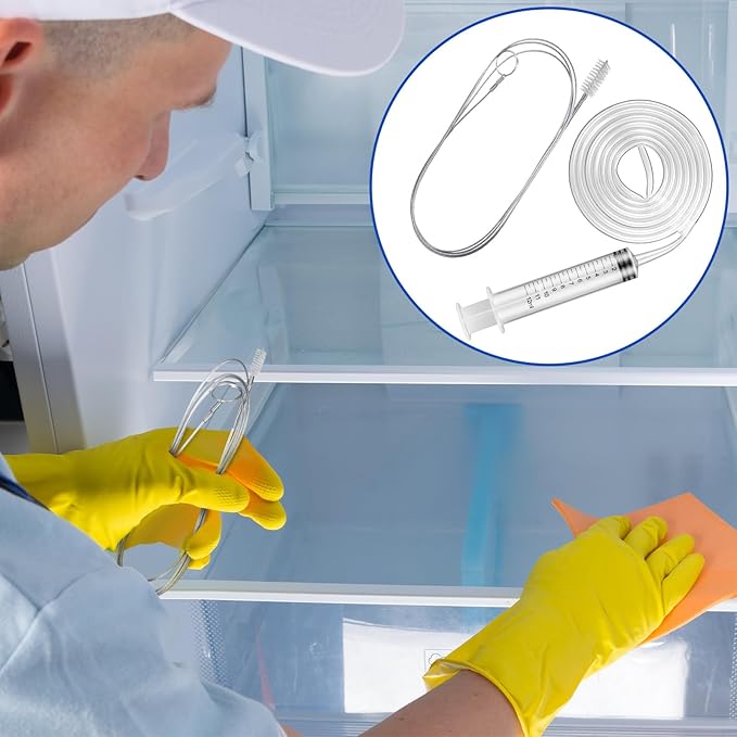 Gisafai 3pc Refrigerator Cleaning Kit - 36'' + Syringe