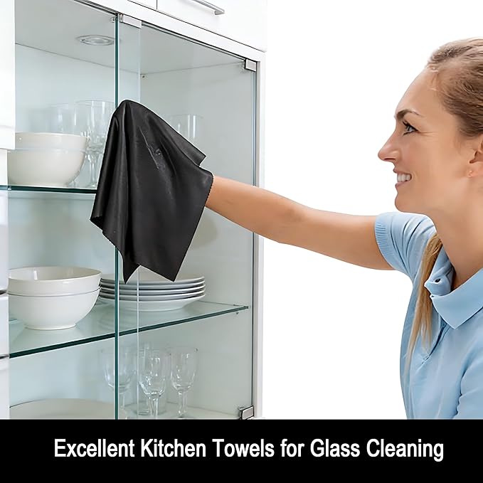 Wine Glass Polishing Cloth Microfiber Cleaning Cloths Kitchen Towels Glassware Glasses Cups Lint Free Streak Free Spotless Shine