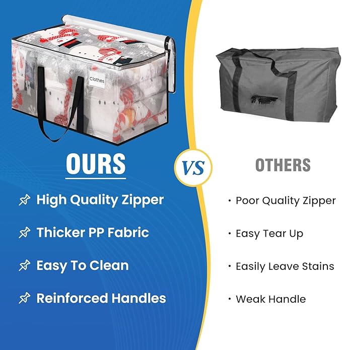 Clear Heavy Duty Extra Large Moving Bags, 6 Packs