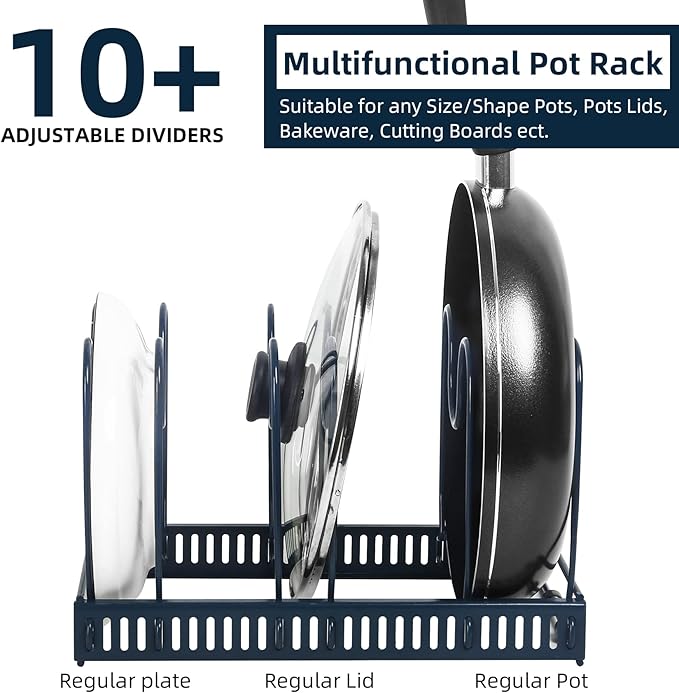 Expandable Pot and Pan Organizer