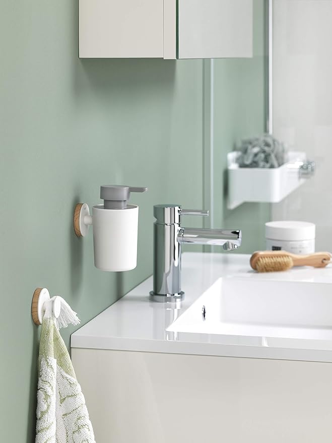 Tiger 7 x 12 cm Stainless Steel Soap Dispenser, White