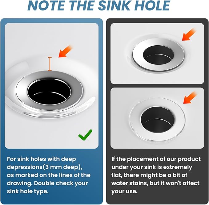 Bathroom Sink Drain Strainer，Pop Up Sink Drain Filter with Removable Stainless Steel Filter Basket Hair Catcher，Bathroom Drain Stopper Sink Plug