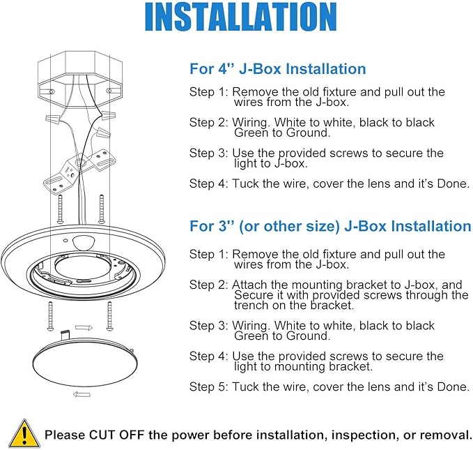 Closet Lights Motion Sensored, LED Closet Light Motion Activated, 5000K Daylight 6-7/8 Inch 10W Motion Sensor Ceiling Light, Closet Lights Wired, Pantry Light 90CRI, No Battery, Damp Rated ETL