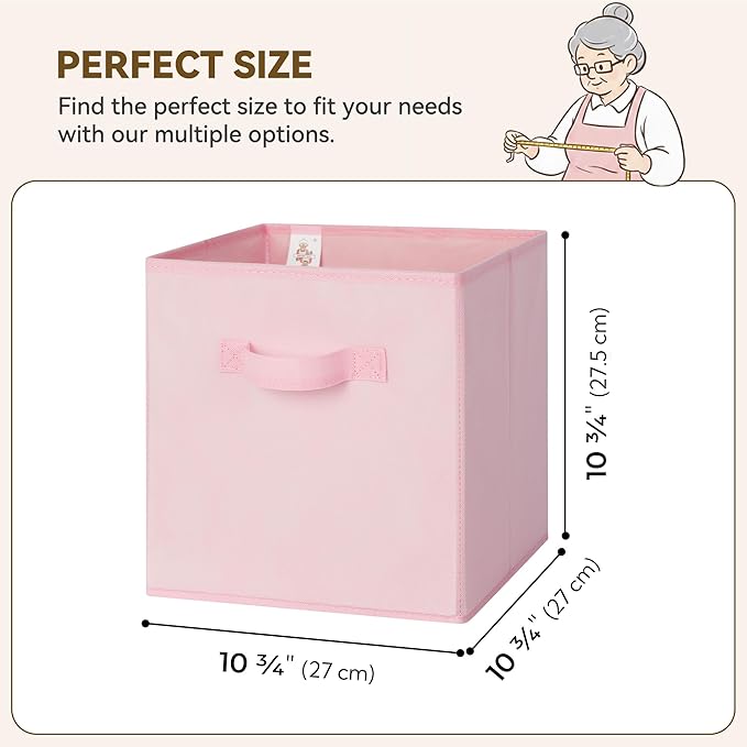 SAYS 11 Inch Cube Storage Bins, Cube Storage Organizer, 8-Pack