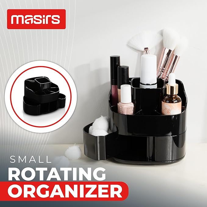 360° Rotating Makeup Organizer for Vanity